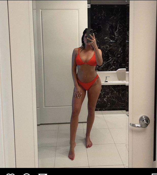 Katie in bikini