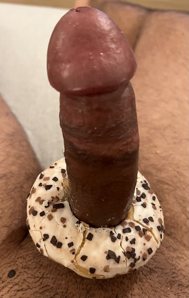 What do u prefer, the donut or the sausage?