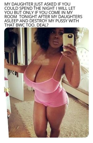 Momma could get it with those huge black tits