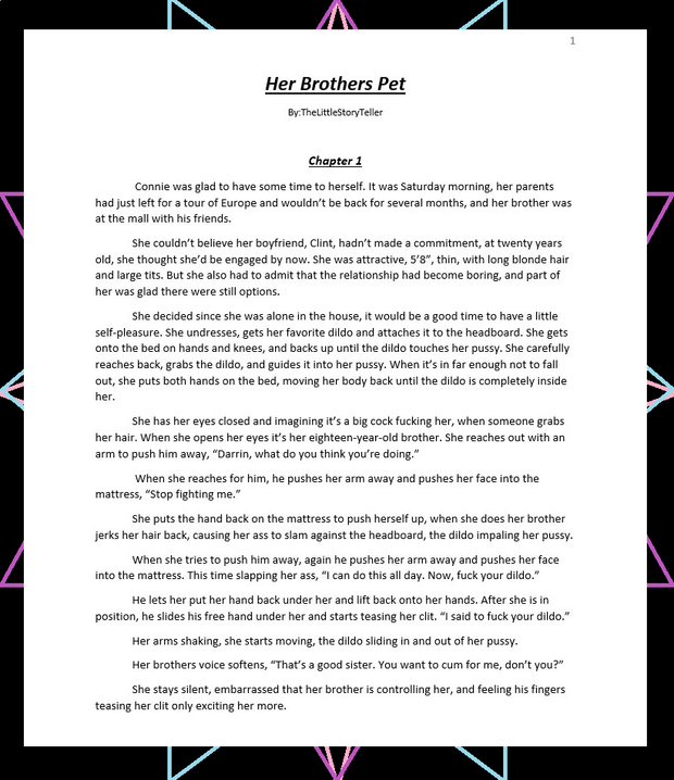 Her Brothers Pet - Page 01