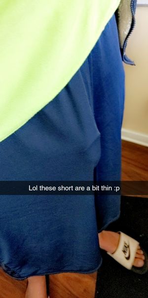 I walked around all day with the head of my dick showing in my shorts and I had no idea.