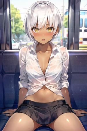 A bit of fun on the bus