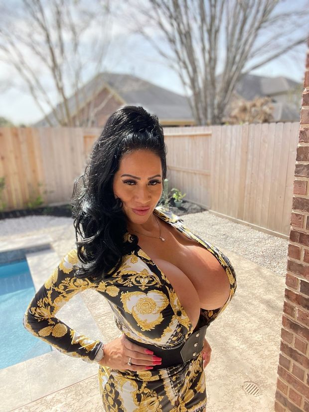 Huge fake tits