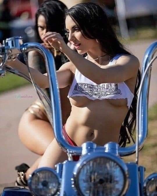 Biker babe