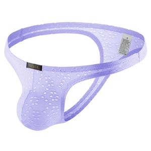 Sexy Small Hole Gay Thongs Panties Briefs Seamless Lingerie Underwear
