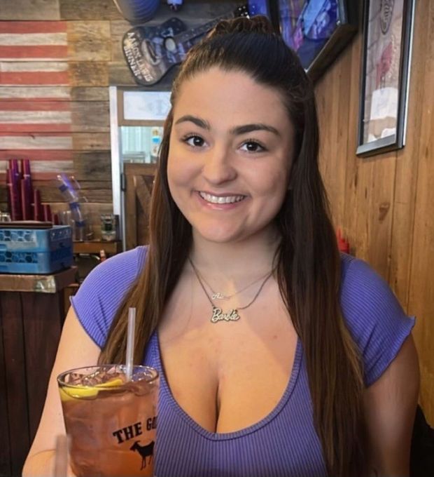 Alexa big boobs at bar