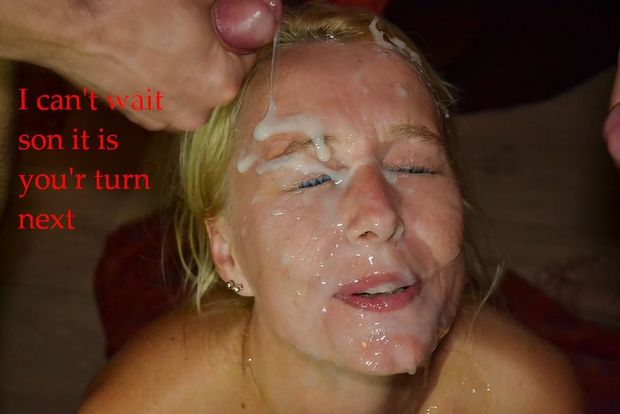 Lots of cum for mom!