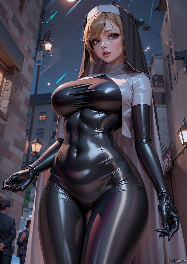 AI ART | Latex Nun 2