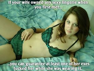 I wonder if he got any cum on it...