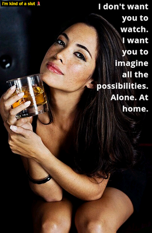 Whisky and a good imagination.