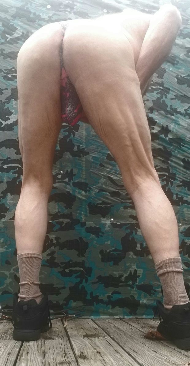 Me in pink thong