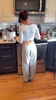 Cute bootie housewife