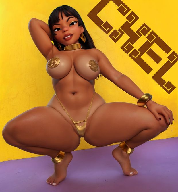 I have been on a Chel art streak by Crisisbeat