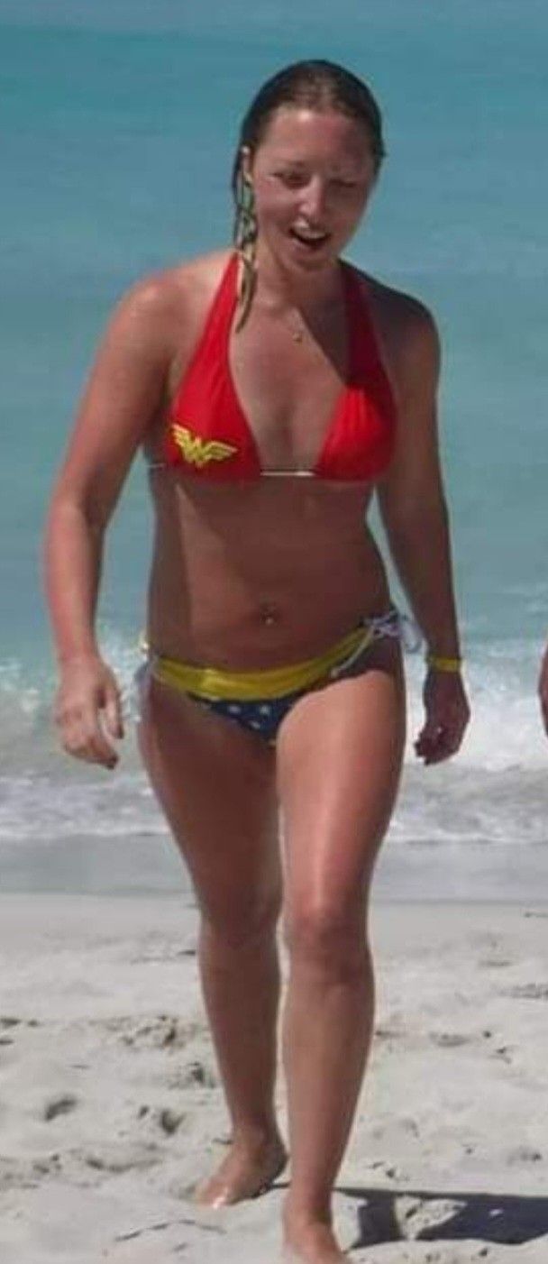 Pam as Wonder Woman