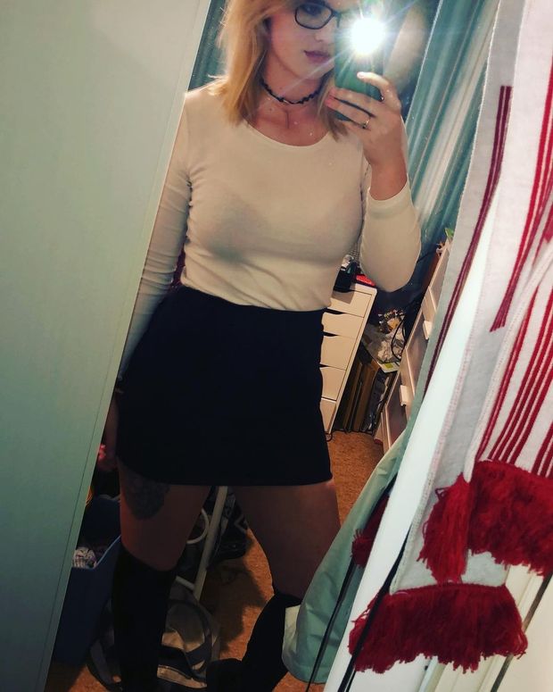 Eat his cum out of me and I'll reward you by kicking your balls harder than normal... Don't and I'll completely destroy them...