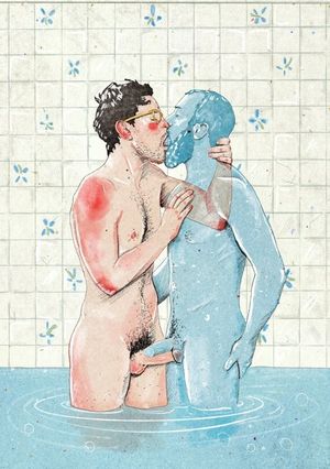 ¡Uy pero qué agustito en el baño!