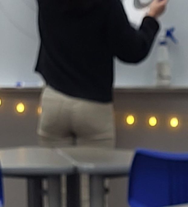 Hot teacher's ass