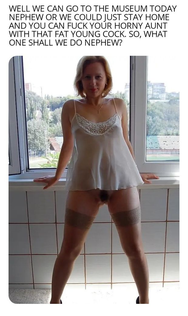 Aunty would be getting fucked proper that day