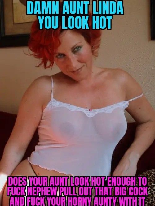 I want to eat AUNT Linda's pussy