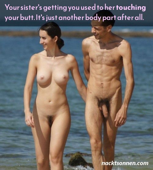 Perfectly normal for siblings to touch each other's bodies