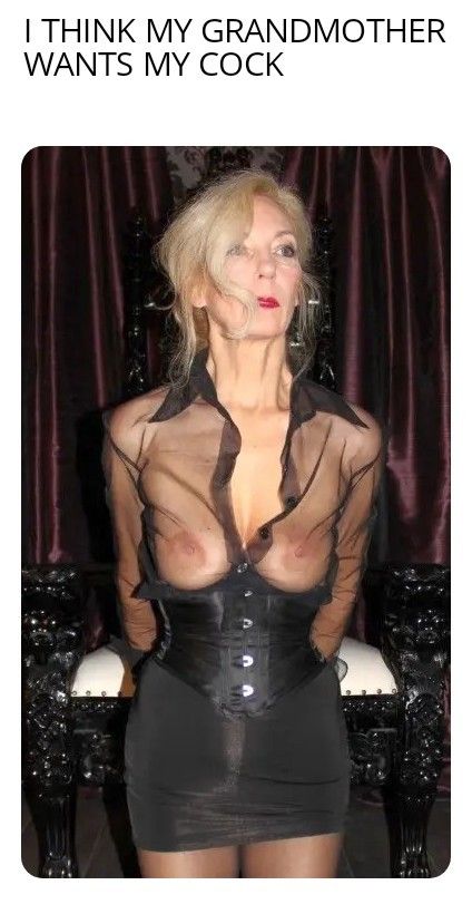 Just give it to her destroy that old pussy