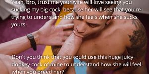 I only did this to help a buddy, no homo, I saved his marriage, it feels so good help a friend... 5 times in a row