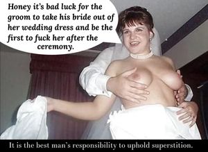 Something borrowed (my bride) something blue (my balls)