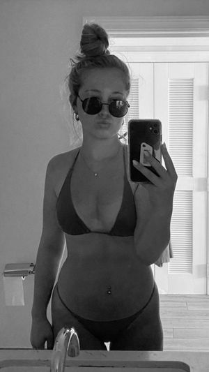 Brooklyn black & white selfie