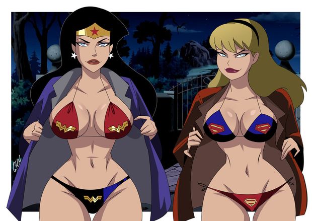 Wonder Woman and Supergirl