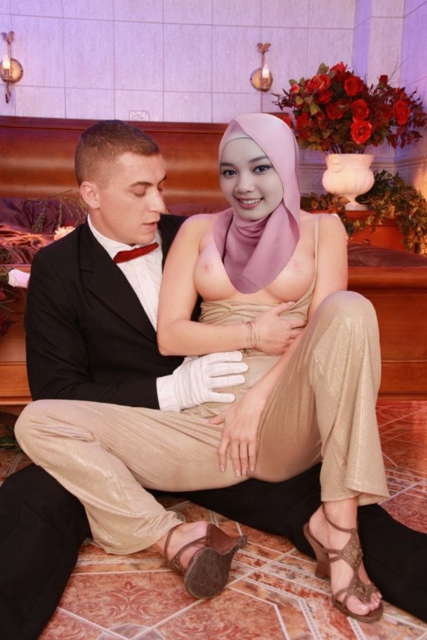 Jilbab fake dinny hadiany