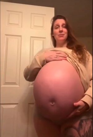 Huge Pregnant Belly!!!!