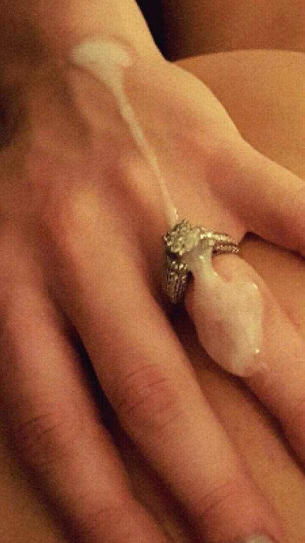Ugh;  that's her ring.