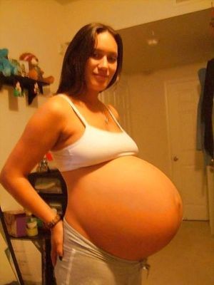 Big Belly - Beauty Pregnant Woman