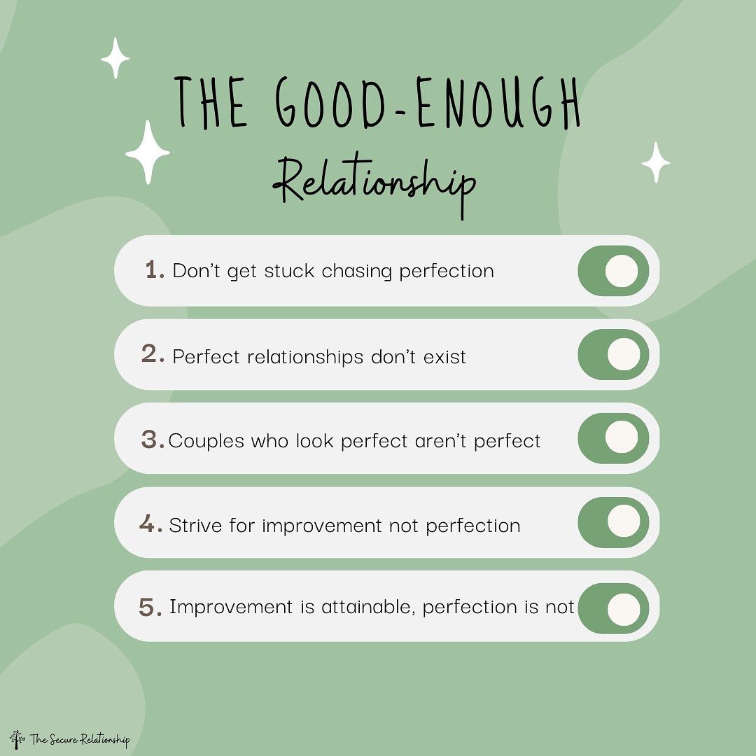 Don't let perfect be the enemy of good