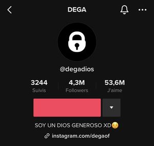 degadios account
