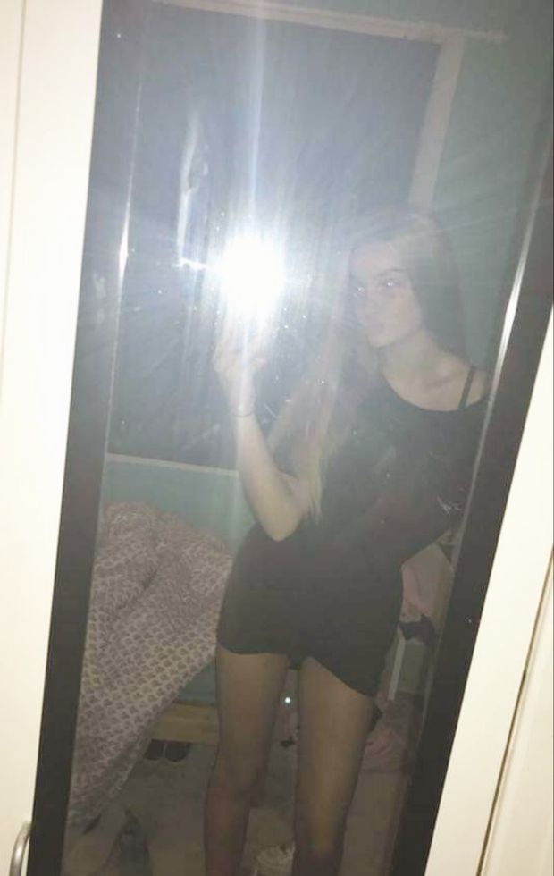 Natural blonde teen