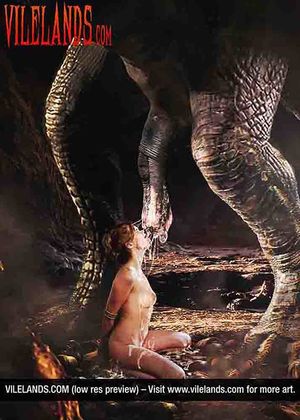 Sucking Dragon Cock – Art By VileLands