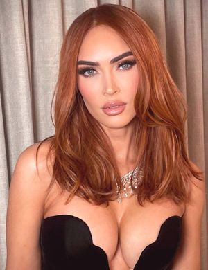 Megan Fox tits spilling out of her oscars dress
