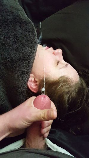 She's Sleeping, Cum On Her Face