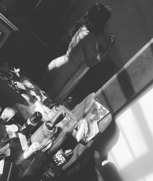 black and white
