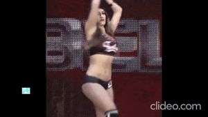 Gorgeous Nikki Bella Sexy Booty Popping Ass Swing 4 Gif!