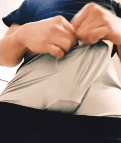Lettin my cock out