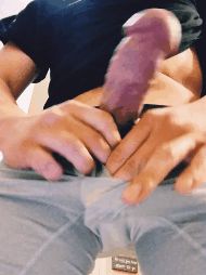 Letting my dick and balls out to breathe