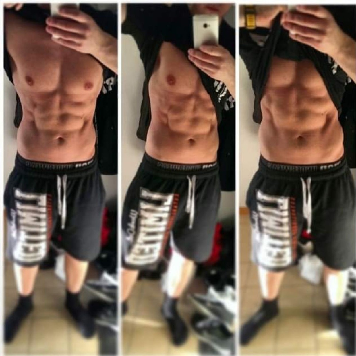 Showing abs