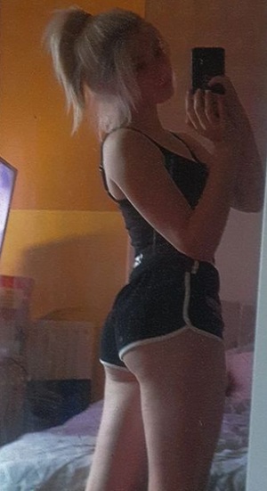blonde with fat ass