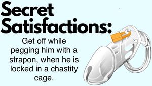 Get off on strapon fucking him