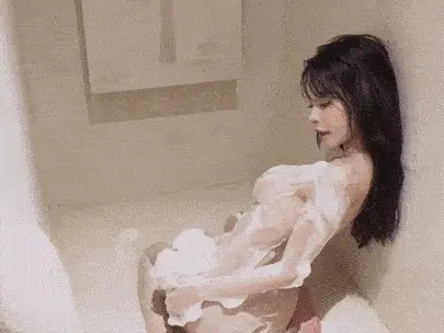 Cute Asian Showering