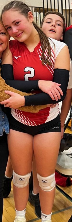 Hot niece at volleyball