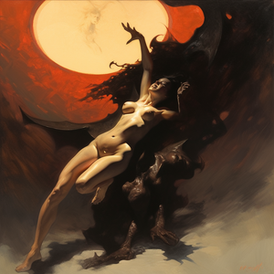 Babe reborn at sunset