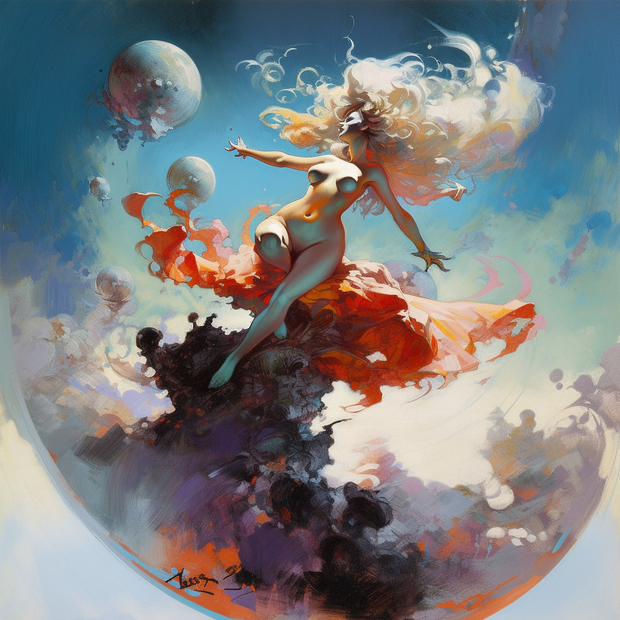 Goddess in the void